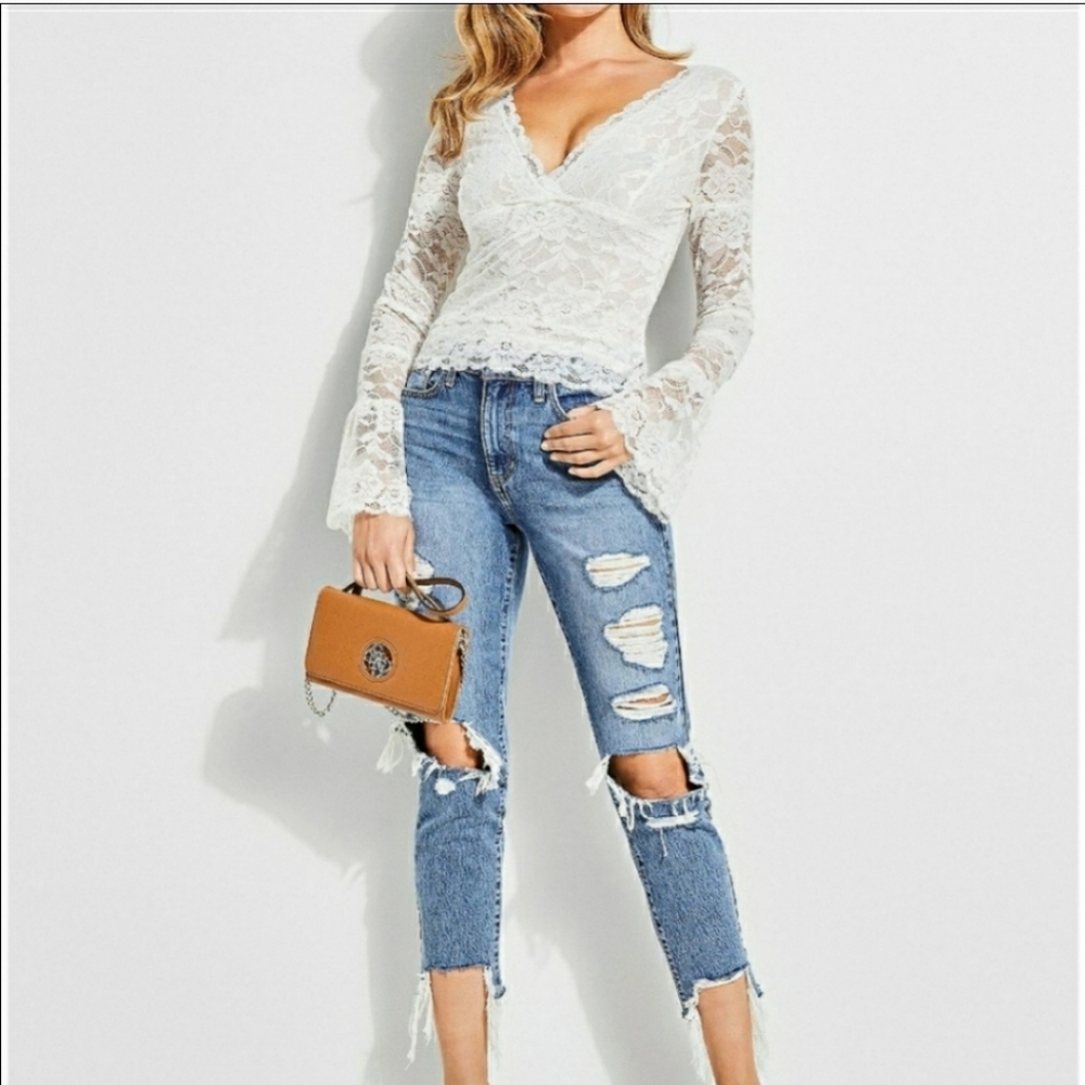 GUESS lace top